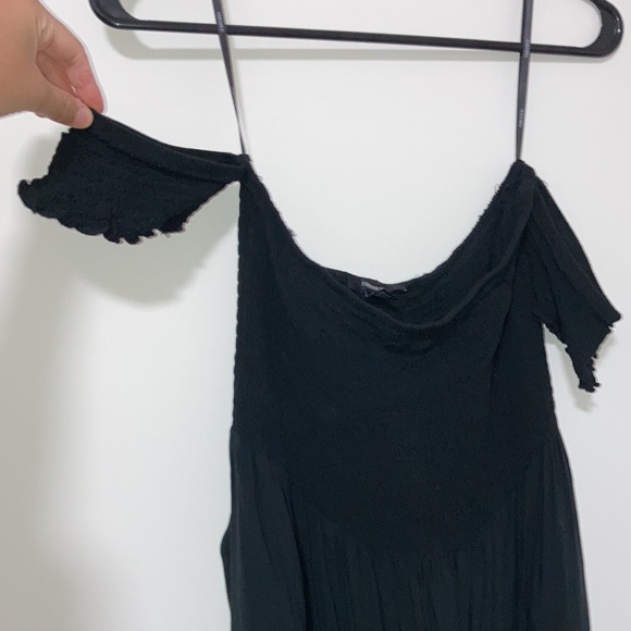 Off the shoulder black maxi dress, size large - Picture 2 of 2